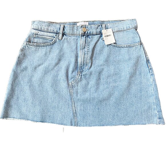 Frame Denim Dresses & Skirts - Frame Vista Grind Denim Jean Skirt Size 32 NWT 100% Cotton
